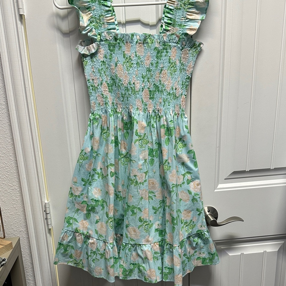 Hill House Nap Dress - Blue and Green